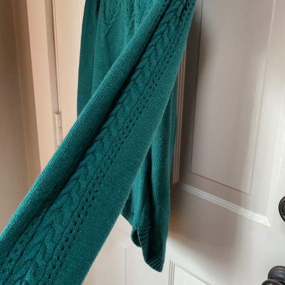 2 NWOT Pretty, Cute & Cozy Sweaters in Beautiful, rich colors of blue and green - Picture 8 of 16